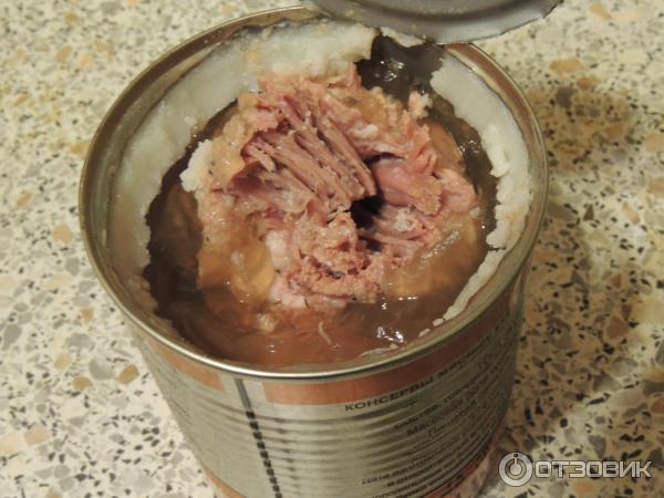 Отзыв о Говядина тушеная в собственном соку Потанино | русская рулетка)