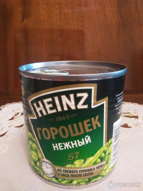 Отзыв о Зеленый горошек из мозговых сортов Heinz "Нежный" | Нежный и ...