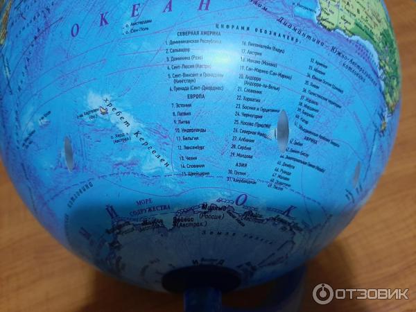 Отзыв о Интерактивный глобус с подсветкой Globen | Глобус хороший, а ...
