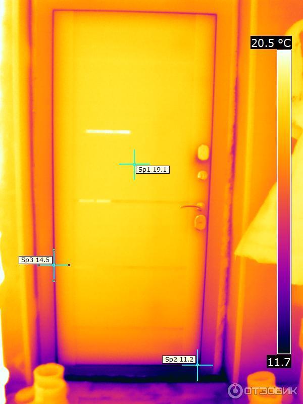 Дверь входная металлическая Isoterma 11 см, 960 мм фото