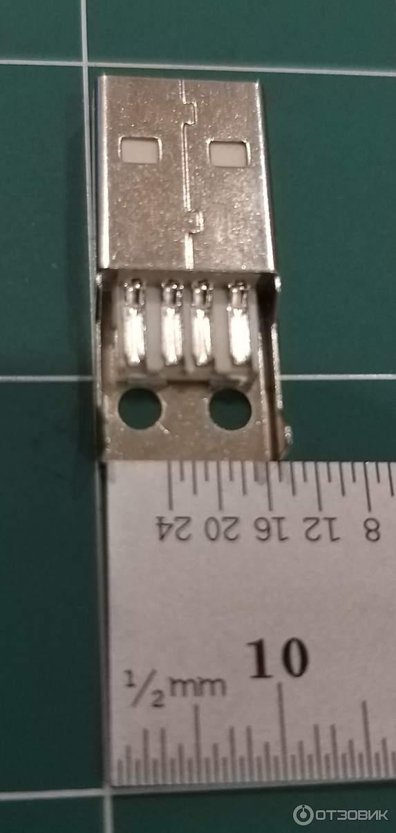 Штекер USB 2.0 Type A разборный фото