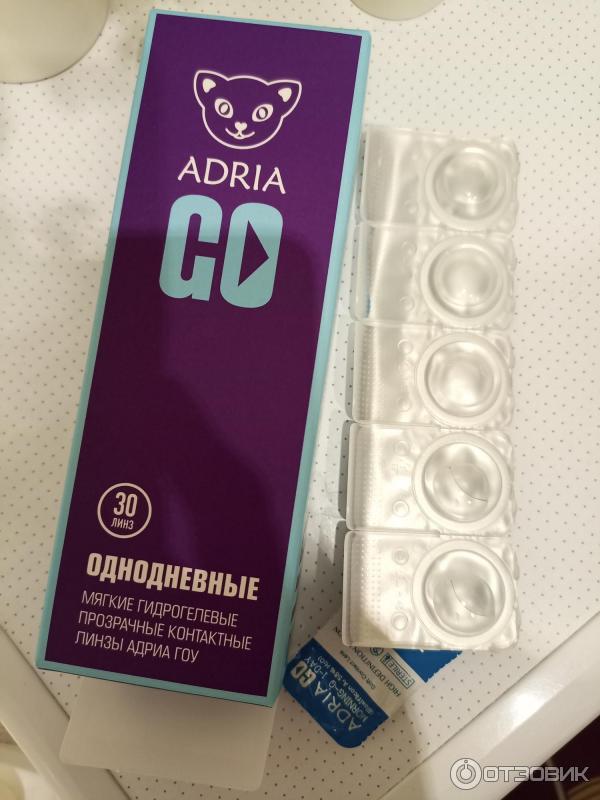 Отзыв о Однодневные контактные линзы Adria GO | Хорошие однодневные ...