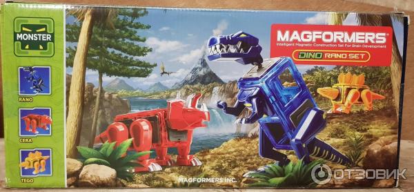 Magformers dino rano set clearance