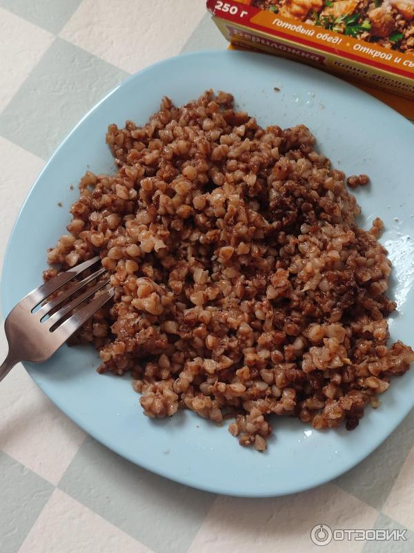 Каша гречневая со свининой Бериложка фото