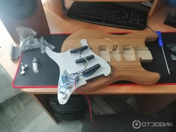 Конструктор гитары AIERSI DIY Guitar KIT фото