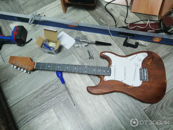 Конструктор гитары AIERSI DIY Guitar KIT фото