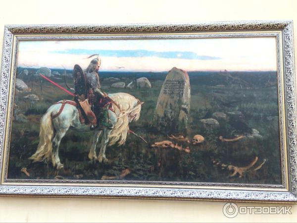 Картина в м васнецова витязь на распутье