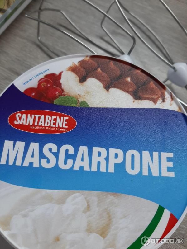 Отзыв о Сыр Бобровский сыродельный завод Mascarpone Santabene | На вкус ...