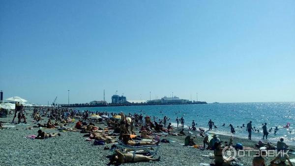 Отзыв о Пляж Ривьера (Россия, Сочи) | На мой взгляд-лучший среди пляжей ...