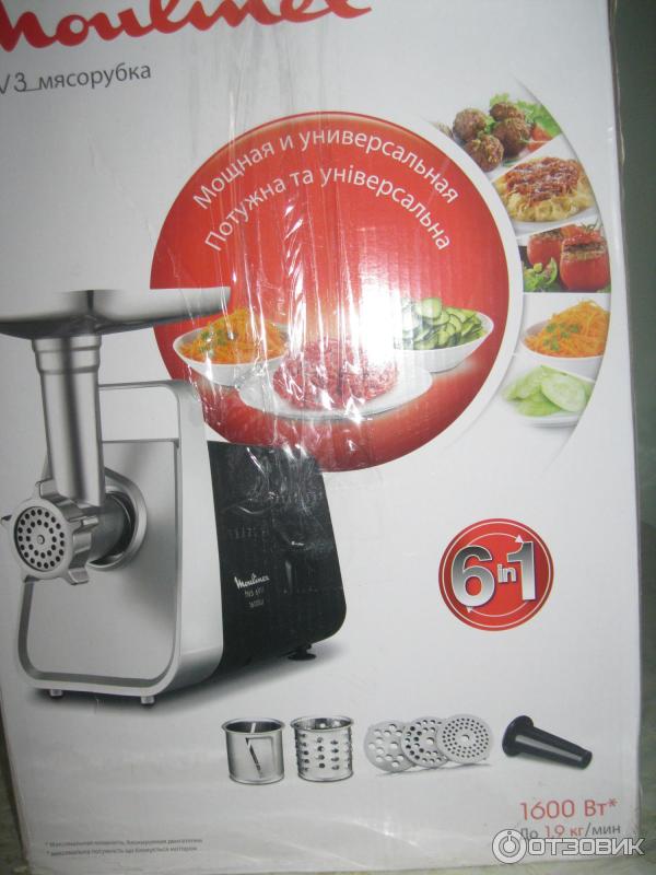 Отзыв о Мясорубка Moulinex ME-306832 | Довольна работой.