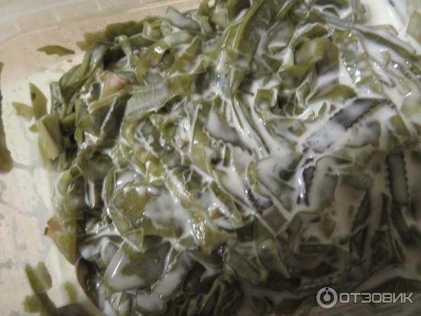 Отзыв о Салат из морской капусты в сливочном соусе ВкусВилл | Состав ...