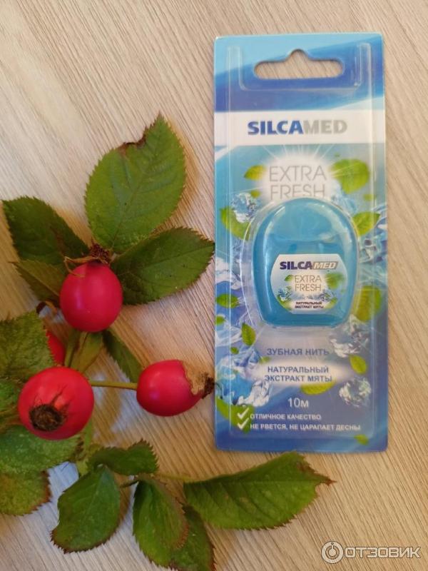 Отзыв о Зубная нить SilcaMed Extra Fresh | Комфортное и качественное ...