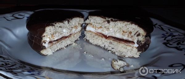 Отзыв о Печенье Orion Choco Pie "Малиновый" | Вкусное печенье, нравится ...