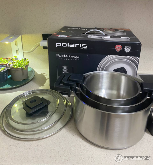 Polaris fold keep. Набор посуды polaris fold&amp;keep-6s. набор посуды поларис fold keep 6s. набор посуды поларис. набор посуды polaris компактное хранение wildberries.
