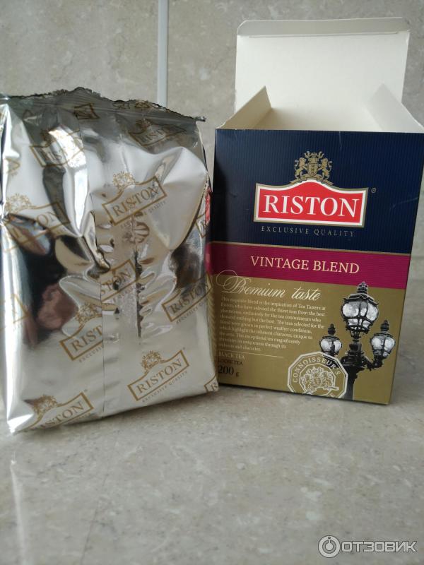 Отзыв о Чай черный Riston Vintage blend | Вкусный и ароматный напиток.