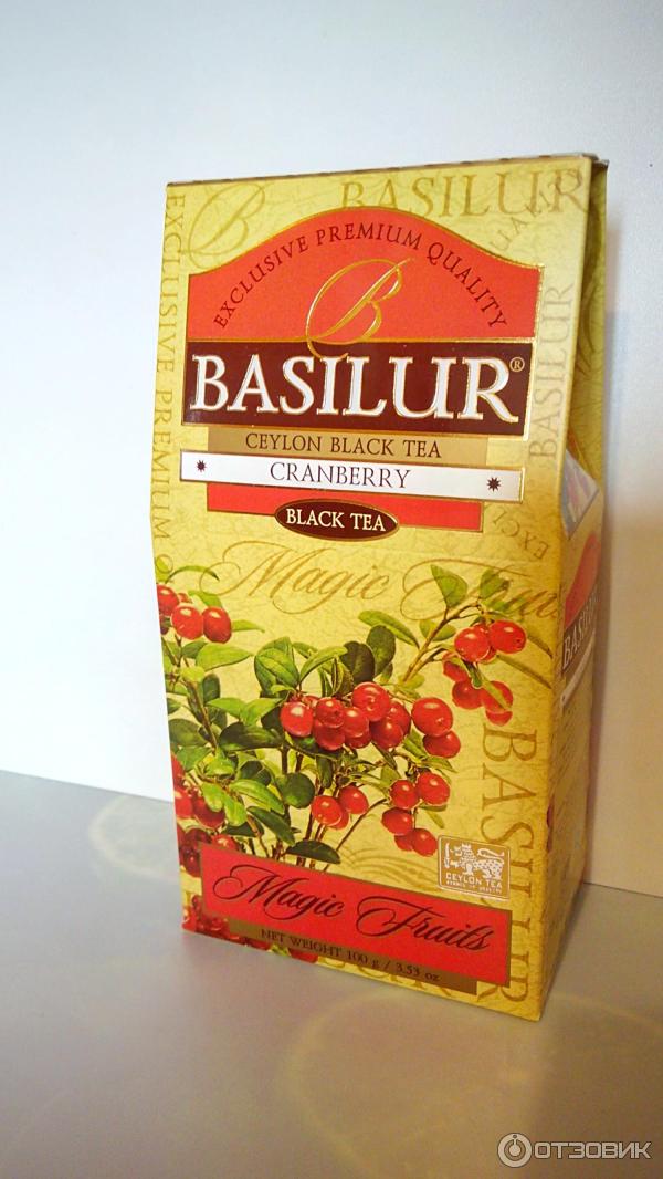 Отзыв о Чай черный BASILUR "Волшебные фрукты. Клюква" | Не ждите ...