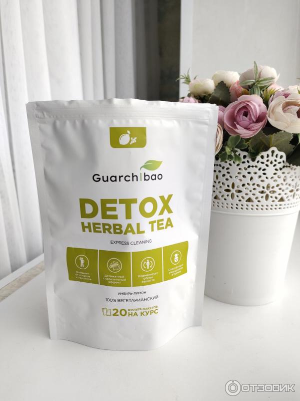 Отзыв о Чай Guarchibao Detox Herbal Tea "Имбирь-лимон" | Кладезь пользы ...