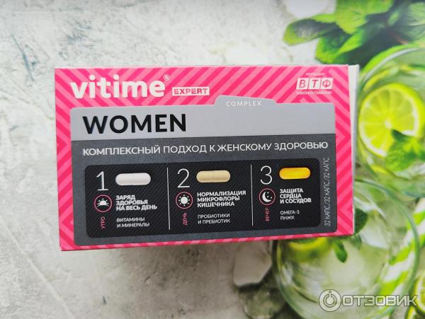 Отзыв о БАД Vitime Expert Woman | 13 витаминов, 5 минералов, пробиотики ...