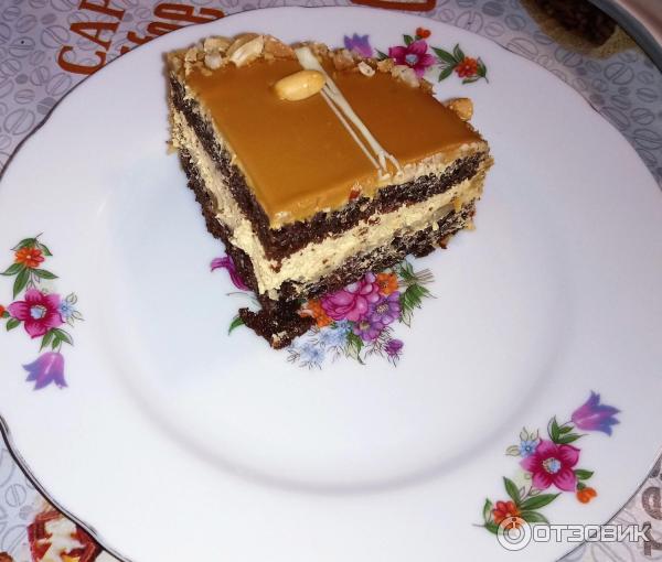Отзыв о Торт У Палыча "С арахисом и карамельной нугой ...