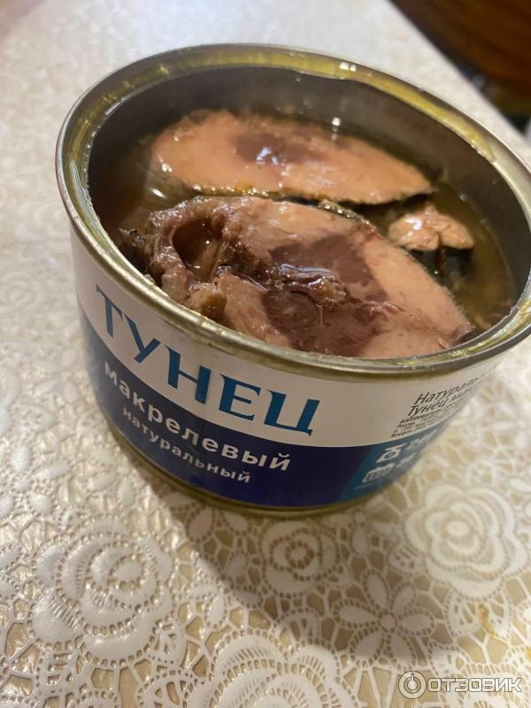 Отзыв о Тунец макрелевый натуральный Капитан Вкусов | Странный тунец ...