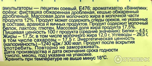 Отзыв о Мороженое Петрохолод "Как Раньше" Фисташковое в вафельном рожке ...
