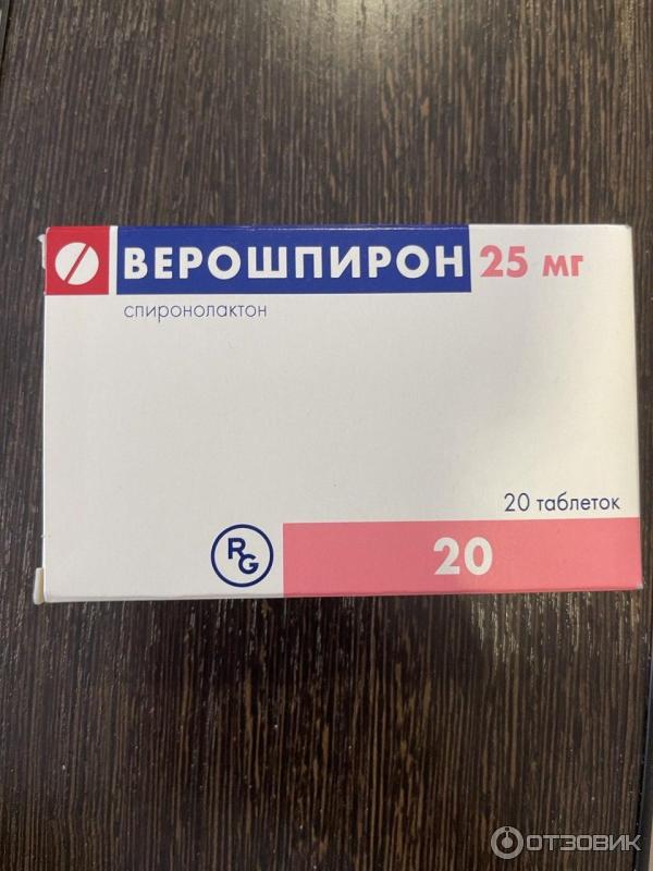 Отзыв о Лекарственное средство Гедеон Рихтер "Верошпирон" | Хорошее ...