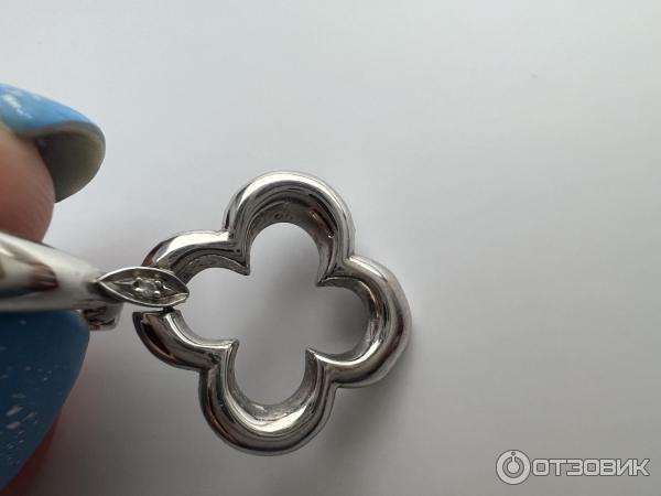 Серьги из белого золота Miuz фото