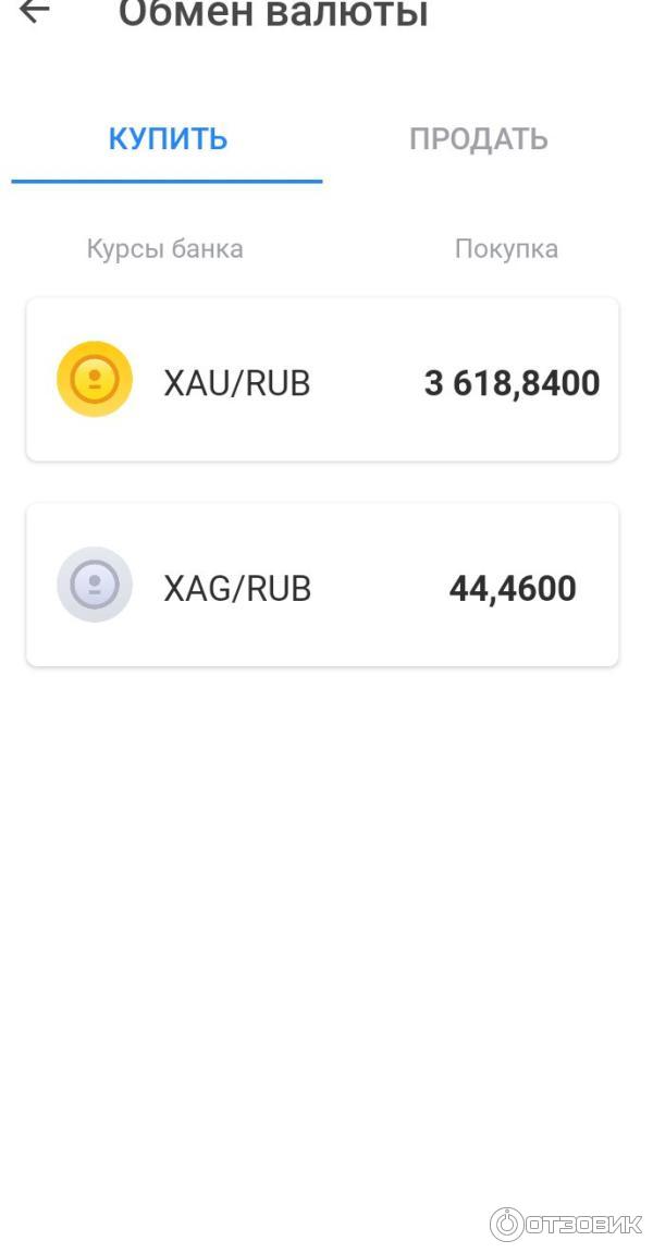 Отзыв о Обезличенные металлические счета банка "Совкомбанк" (Россия ...