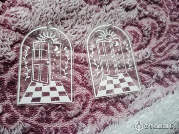 Серьги из акрила Pinponlab фото