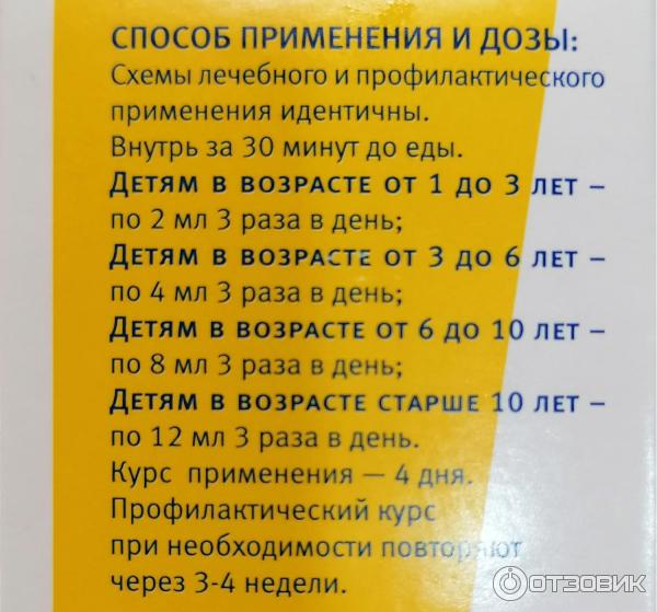 Отзыв о Сироп для детей для профилактики и лечения ОРЗ и ГРИППа Цитовир ...