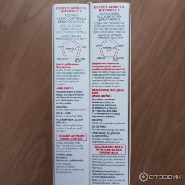 Отзыв о Ампулы против выпадения волос Vichy Aninexil Intensive ...