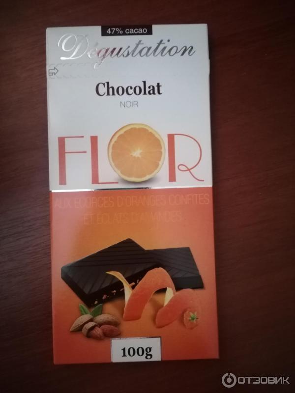 Отзыв о Шоколад Flor Degustation 70% cacao с апельсиновой цедрой ...