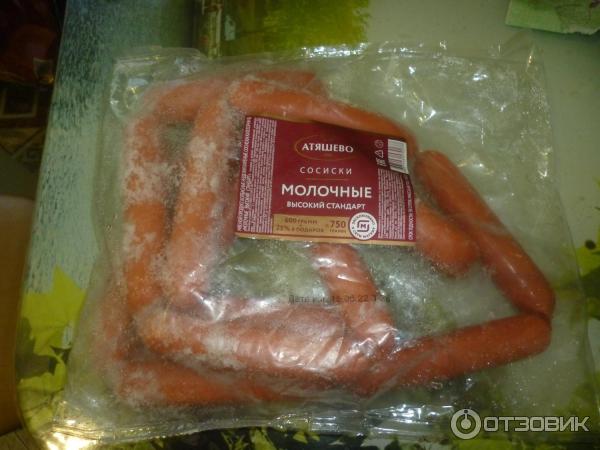 Отзыв о Сосиски Атяшево "Молочные" высокий стандарт | Средние по вкусу ...