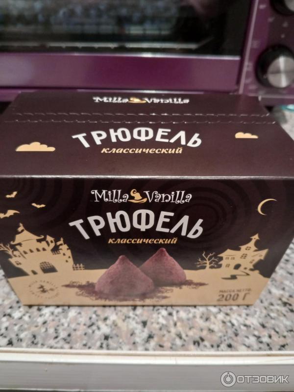милла ванилла конфеты. милла ванилла шоколад. трюфель милла ванилла 200 гр. конфеты milla vanilla трюфель классический 200г фото. конфеты трюфель классический би энд би.