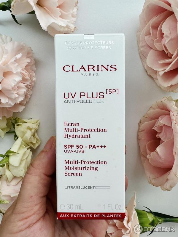 Отзыв о Увлажняющий защитный флюид-экран для лица Clarins UV Plus Anti ...