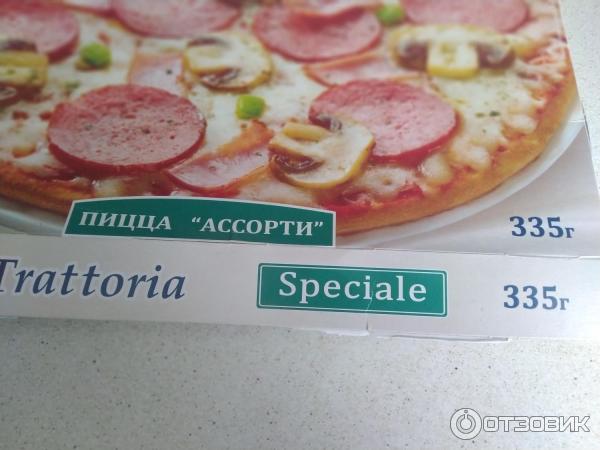 Отзыв о Пицца La Trattoria "Ассорти" | Вкусно было на картинке, а на ...