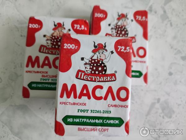 Отзыв о Масло сливочное "Пестравка" | у мадам "Пестравки" всё по ...