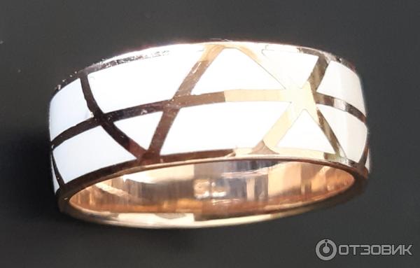 Серебряный комплект Sunlight с белой эмалью серии Эмаль Серебро фото