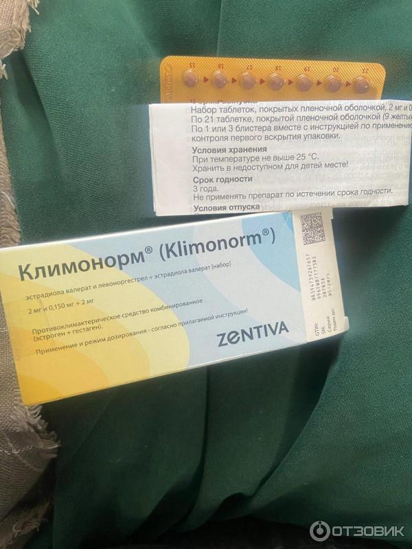 Отзыв о Лекарственный препарат Bayer "Климонорм" | Удобное решение ...