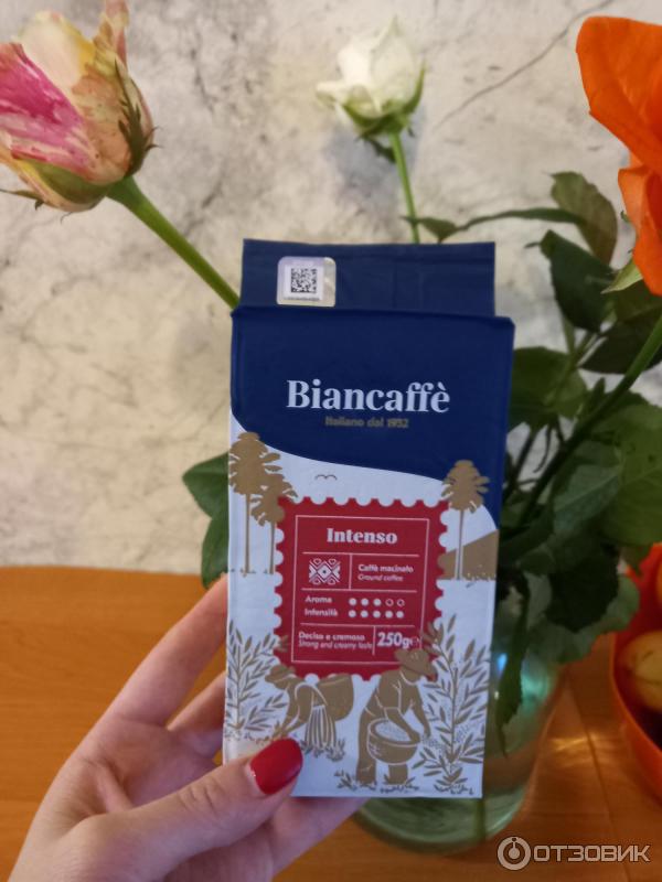 Отзыв о Кофе молотый Biancaffe Intenso | Неплохой кофе