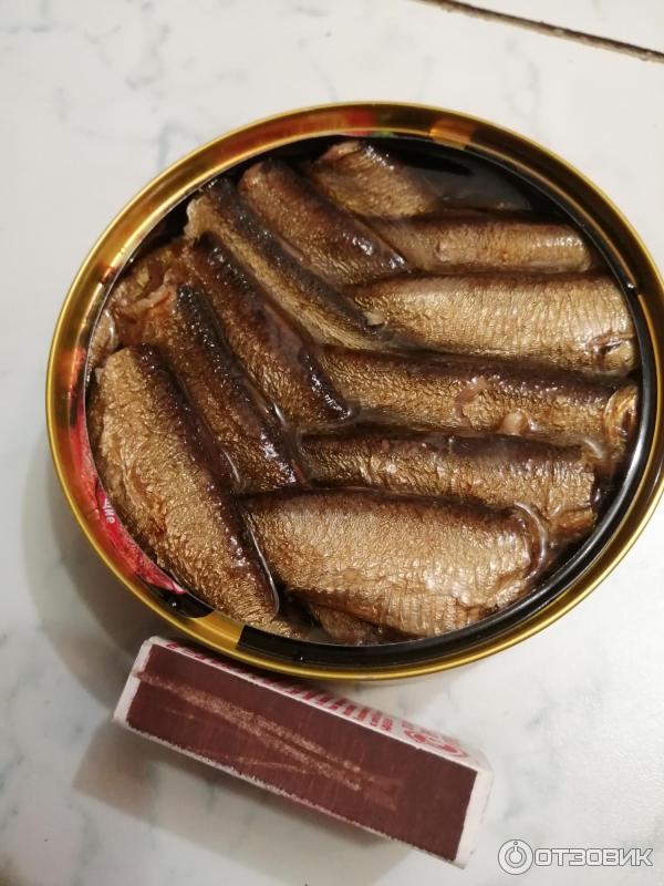 Отзыв о Шпроты в масле Вкусные консервы "Крупные шпроты" | и крупные, и ...