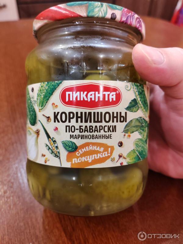 Отзыв о Огурчики маринованные Пиканта "По-баварски" | Средние огурчики ...