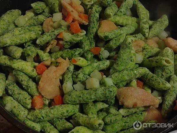 Отзыв о Итальянское блюдо 4 сезона "Прима верде" | Куча макарон + мяско ...